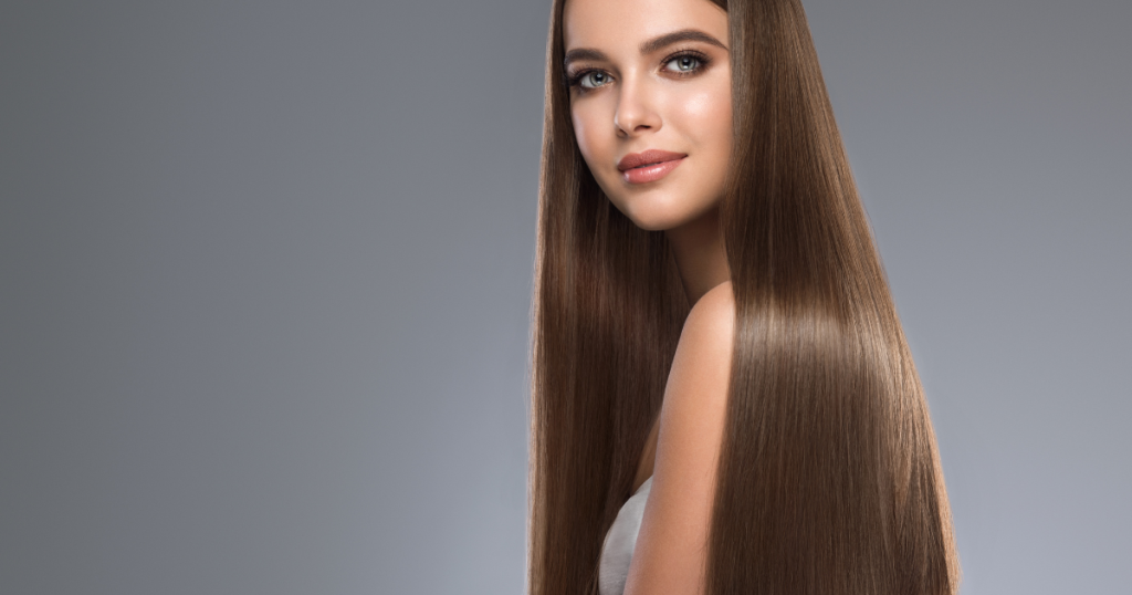 cabello lacio con keratina 